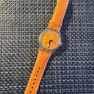 Swatch Orange Watch - Vintage and hardly used!